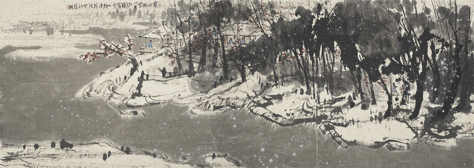 寒山眺雪
